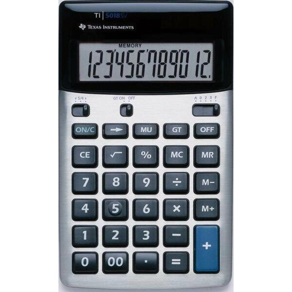 Calculator de Birou TI-5018 SV (TI000606) Argintiu