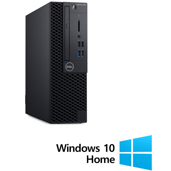 Calculator Refurbished  OptiPlex 3070 SFF, Intel Core i3-9100 3.60 - 4.20GHz, 8GB DDR4, 256GB SSD + Windows 10 Home