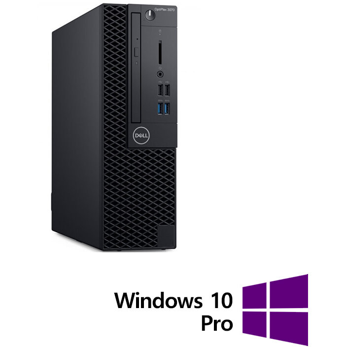 Calculator Refurbished  OptiPlex 3070 SFF, Intel Core i3-9100 3.60 - 4.20GHz, 8GB DDR4, 256GB SSD + Windows 10 Pro