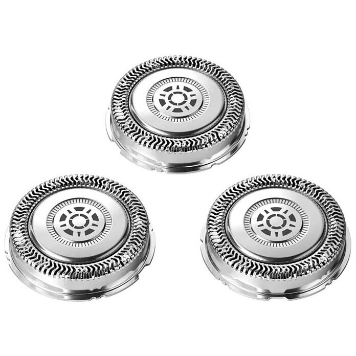 Capete De Barbierit SH71/50 3x Bucati Compatibil Cu Toate Modelele S7000 Argintiu