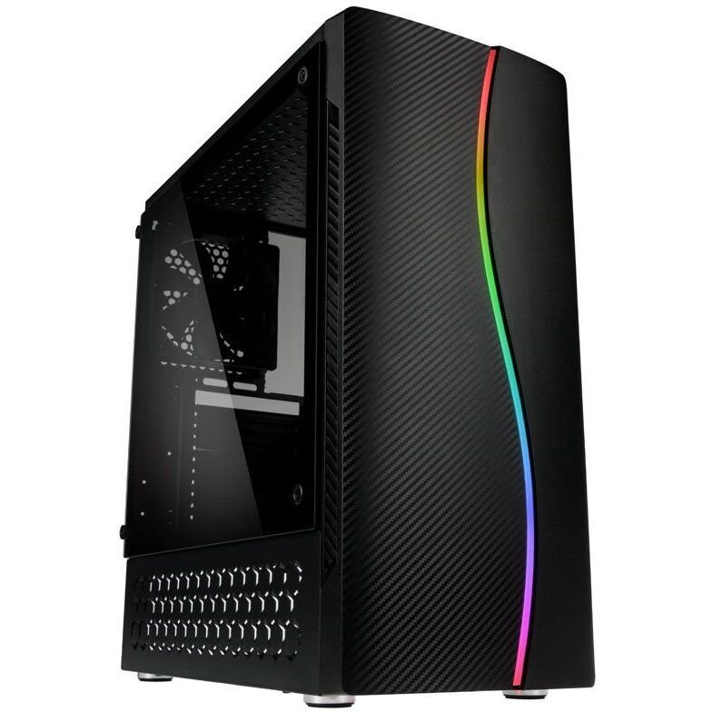 Carcasa Inspire K5 RGB Middle Tower ATX Fara Sursa Black