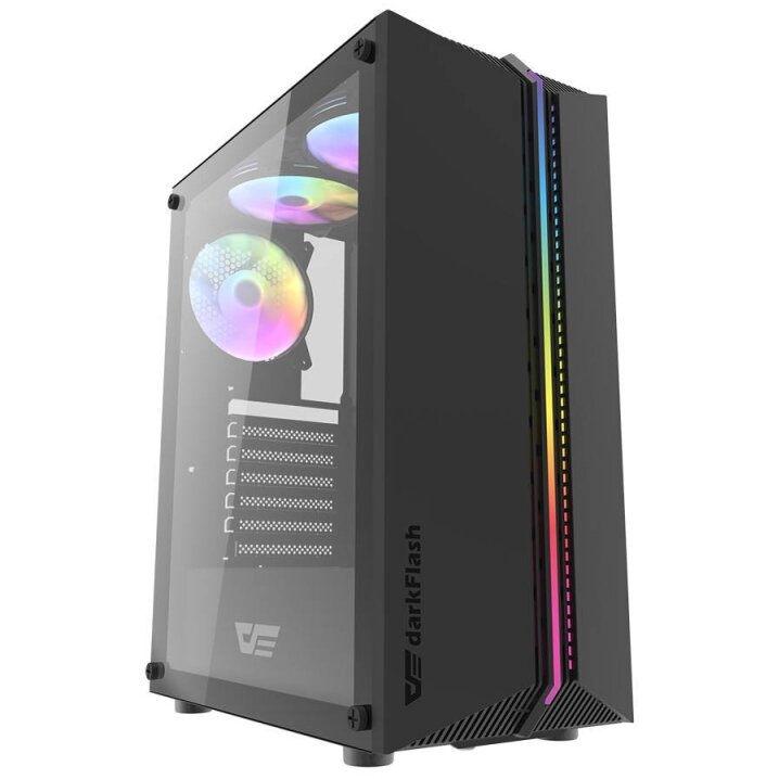 Carcasa Pc DK151 Led Argb Negru