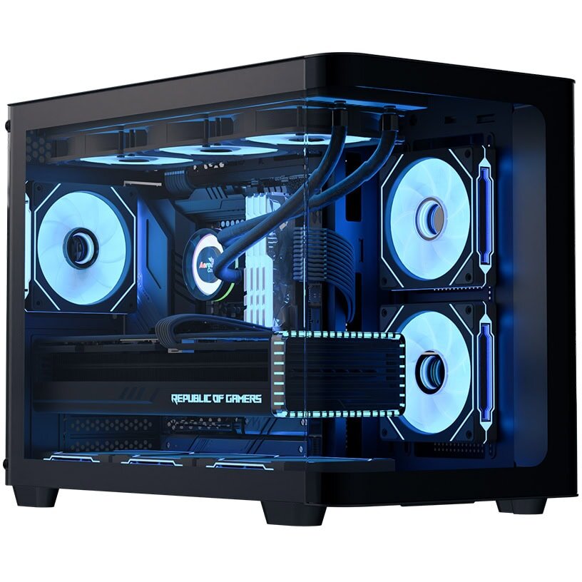 Carcasa PC P300C V1 Mini Tower fara Sursa Negru