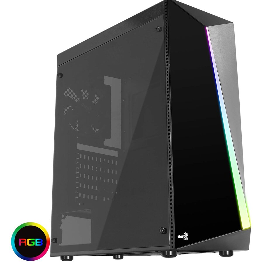 Carcasa Shard Mid Tower Iluminare RGB Negru