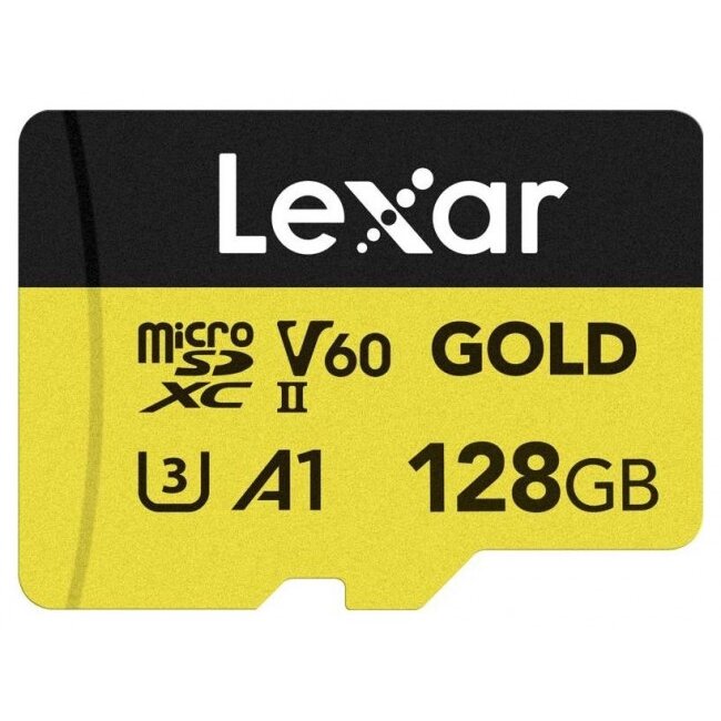 Card 256GB microSDXC Professional GOLD UHS-II A1 C10 U3 V60