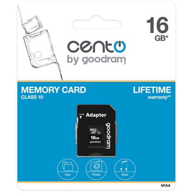 Card de Memorie 16GB microSD Clasa 10 + Adaptor SD