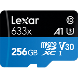 Card de memorie 633X 256GB MicroSDXC Clasa 10 UHS-I U3