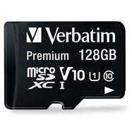 Card de memorie Premium 44085 MicroSDHC 128GB Clasa 10 + Adaptor SD