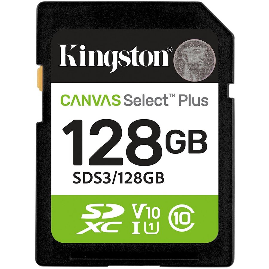 Card Technology 128GB SDXC Canvas Select Plus Gen3 150MB/s C10 UHS-I U1 V10