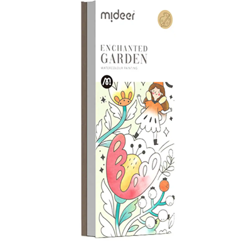 Carte Colorat Desene Include Pensula Pictat Acuarele Gradina Fermecata Multicolor