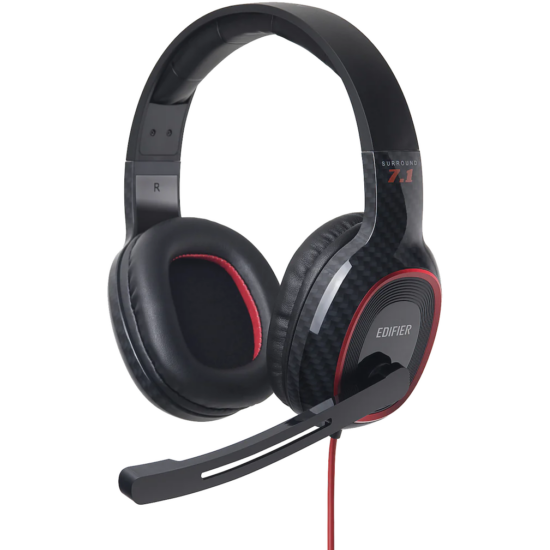 Casti Cu Fir Gaming Utilizare Multimedia Microfon Detasabil  USB 2.0 LED RGB Dual Mode Negru