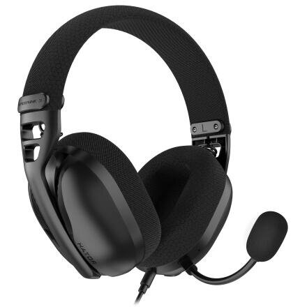 Casti Cu Fir Hyperpunk 3 USB Negru