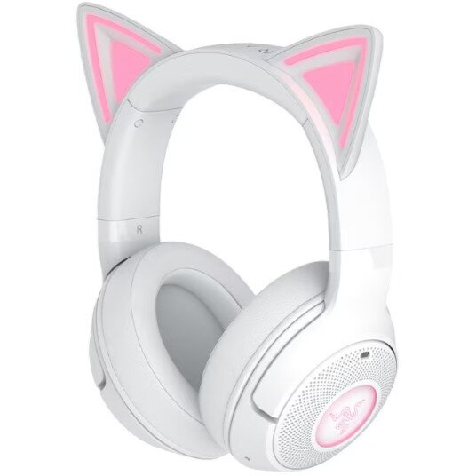 Casti Gaming Wireless Kraken Kitty V2 Bluetooth Alb