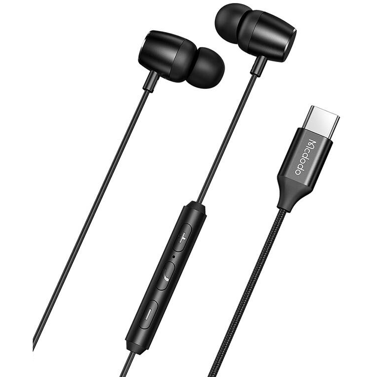 Casti HP-1050 In-Ear USB-C 1.2M Negru