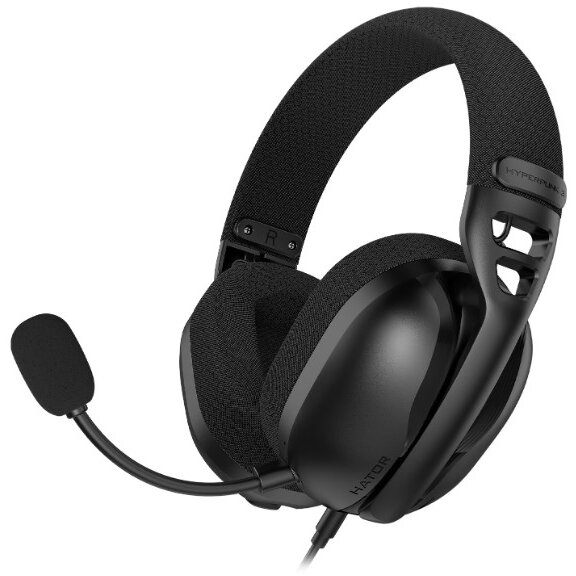 Casti Hyperpunk 3 cu Fir Negru