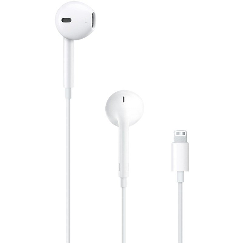 Casti In-Ear EarPods Conector Lightning Waterproof Microfon Alb