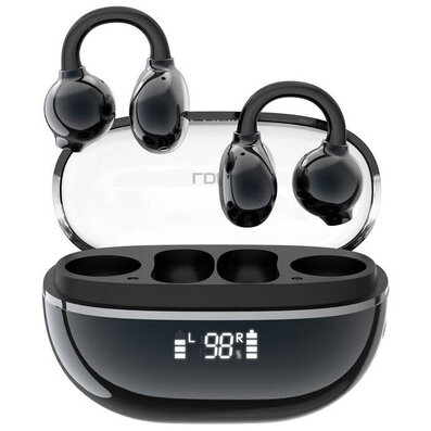 Casti In-Ear T08 Bluetooth Autonomie 20h IPX4 Albastru Inchis