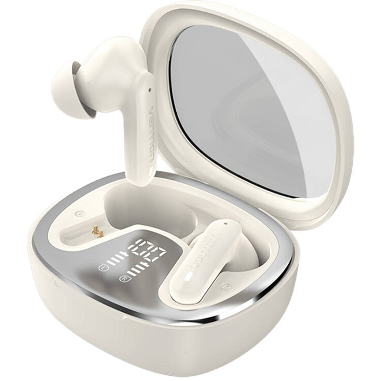 Casti NBMN0 Earbuds Air A01 Wireless Bluetooth 5.3 USB-C Bej