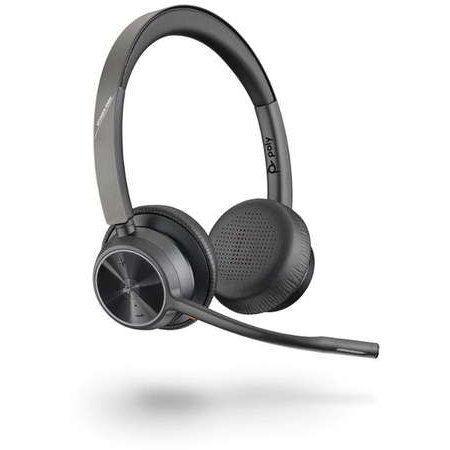 Casti Resigilate Voyager 4320 UC Stereo MS USB-A Fara Stand Negru