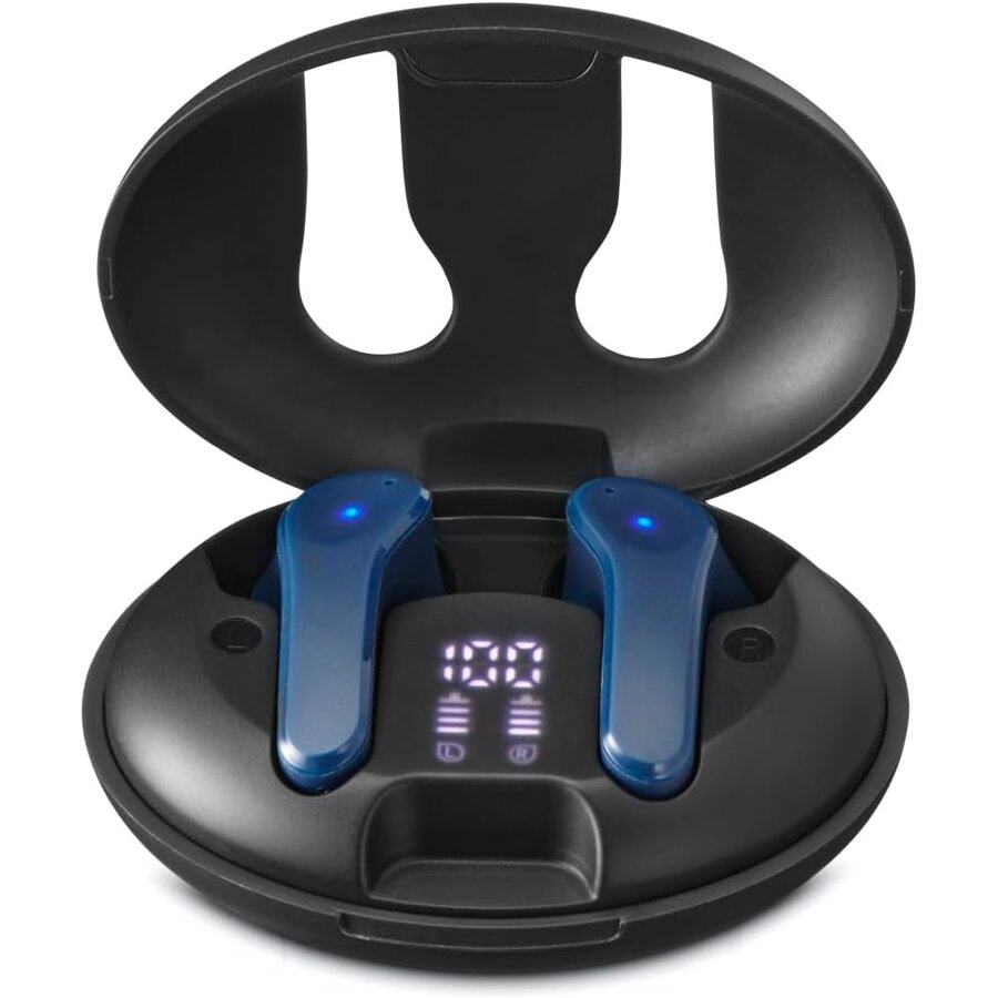 Casti Spirit Unchained Bluetooth True Wireless Negru-Albastru