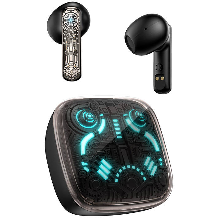 Casti T1 Gaming TWS Earbuds Bluetooth 5.3 Negru