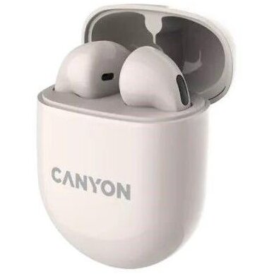 Casti TWS6 Wireless Bej