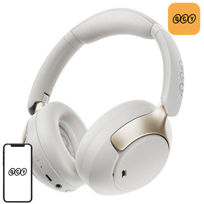 Casti Wireless H3 Pro Bluetooth / Cablu 3.5mm USB-C ANC Alb