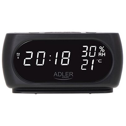 Ceas Alarma AD 1186 Digital Snooze Calendar Termometru Negru