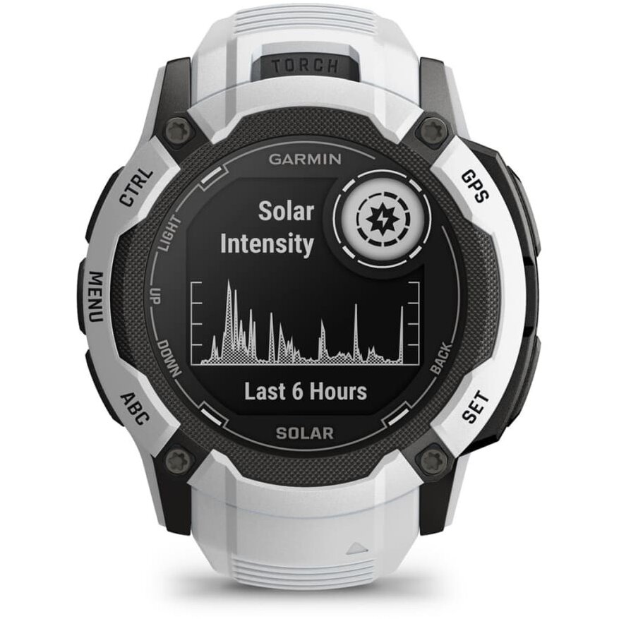 Ceas Smart Instinct 2X Solar 2.79Cm 1.1Inch MIP 50mm Digital 176 x 176 Pixeli Touchscreen Alb