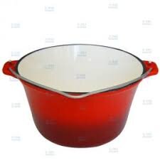 Ceaun Din Fonta Emailat 22X13CM  3L