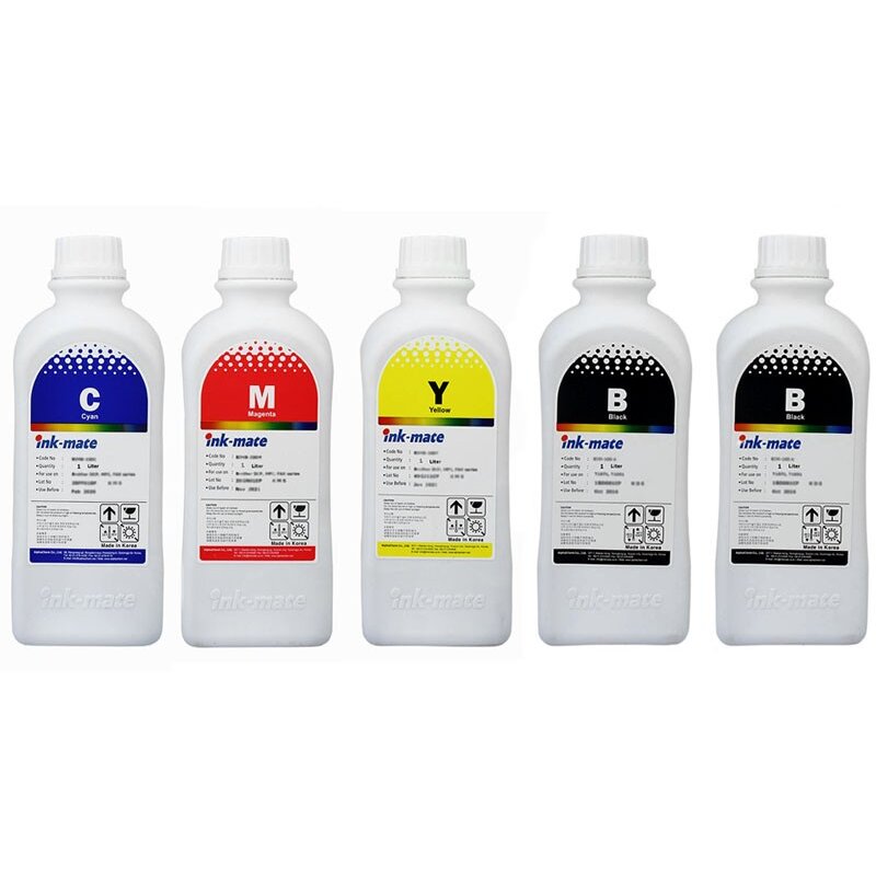 Cerneala Pentru Cartuse Reincarcabile Canon In 5 Culori 2 Flacoane Negru 1000 ml