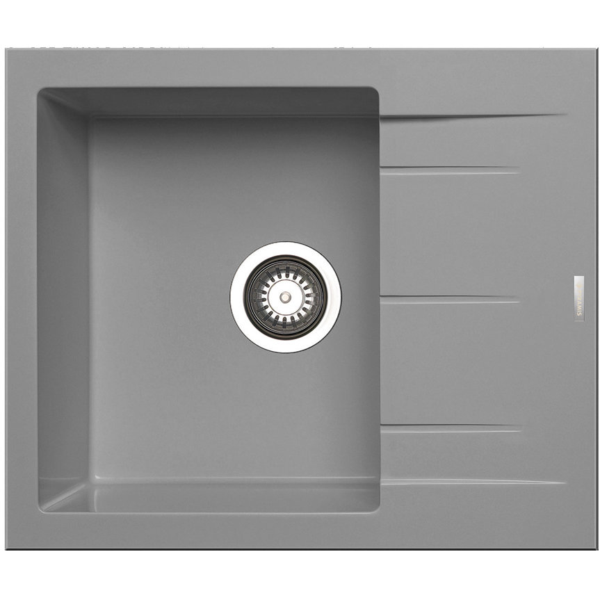 Chiuveta bucatarie Alazia 59x50 1B 1D Industrial Grey