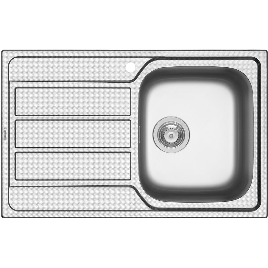 Chiuveta bucatarie Athena Diamond 79x50cm 1B1D DR Inox