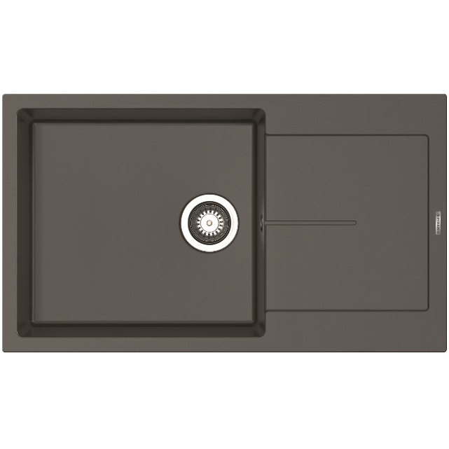 Chiuveta Bucatarie ITHAKA PLUS 860x500mm Adancime 200mm Incastrat   Pyragranite   Gri