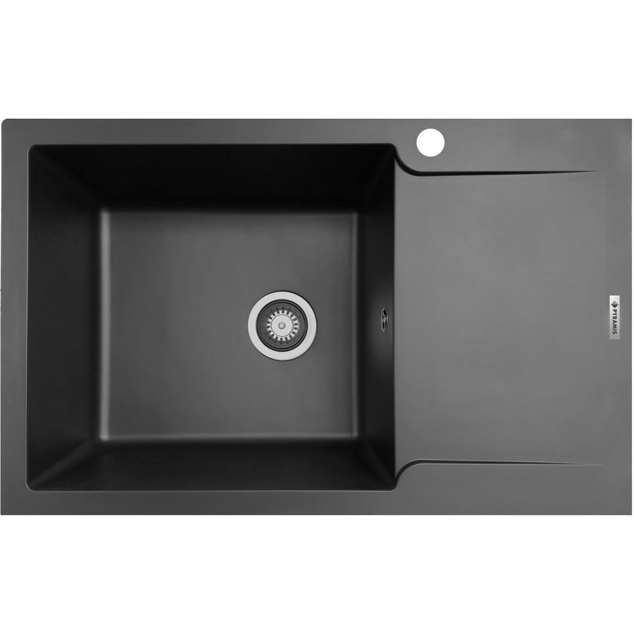 Chiuveta bucatarie Magnifica Durothek 1B 1D ST Black