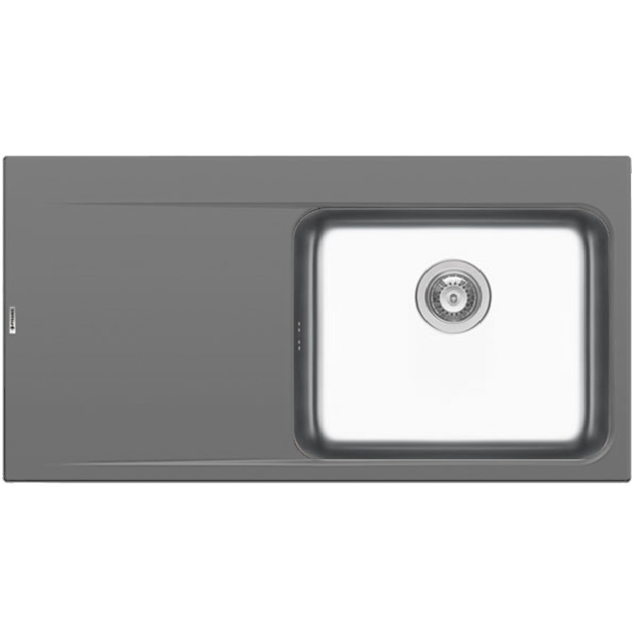 Chiuveta bucatarie Pyrros 100x52 1B 1D DR Industrial Grey