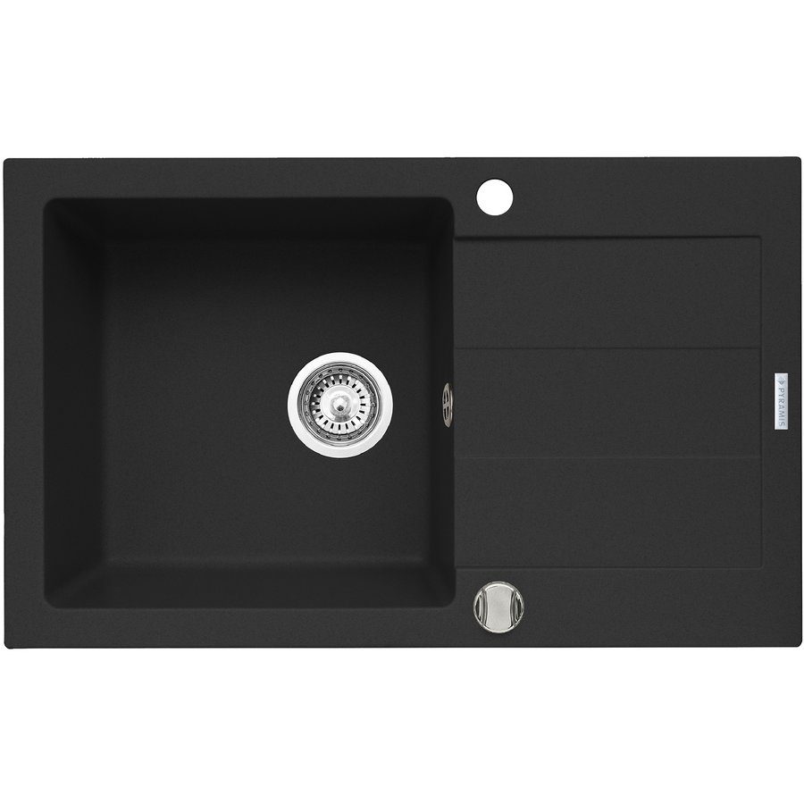 Chiuveta bucatarie SPARTA PLUS 78x48 1B 1D Carbon