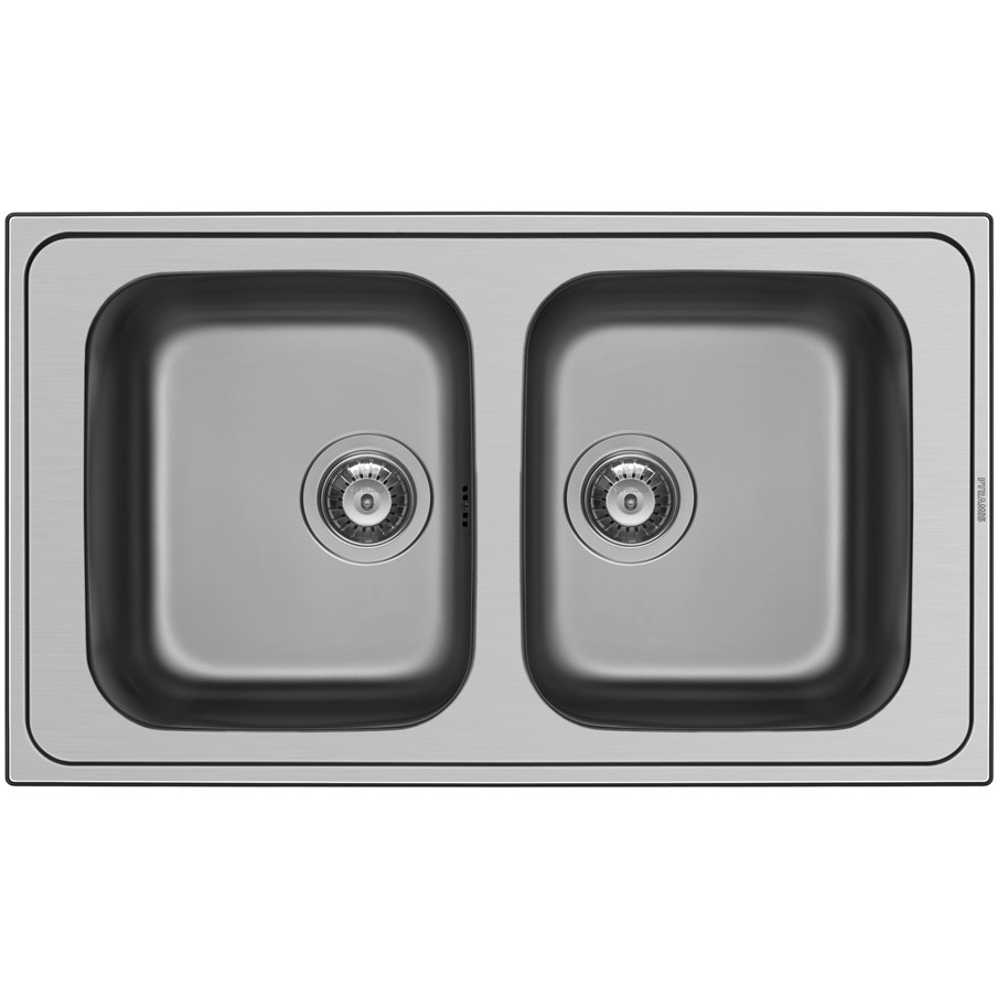 Chiuveta de bucatarie ATHENA 86*50 2B SM 1TH O92 GOF MNB