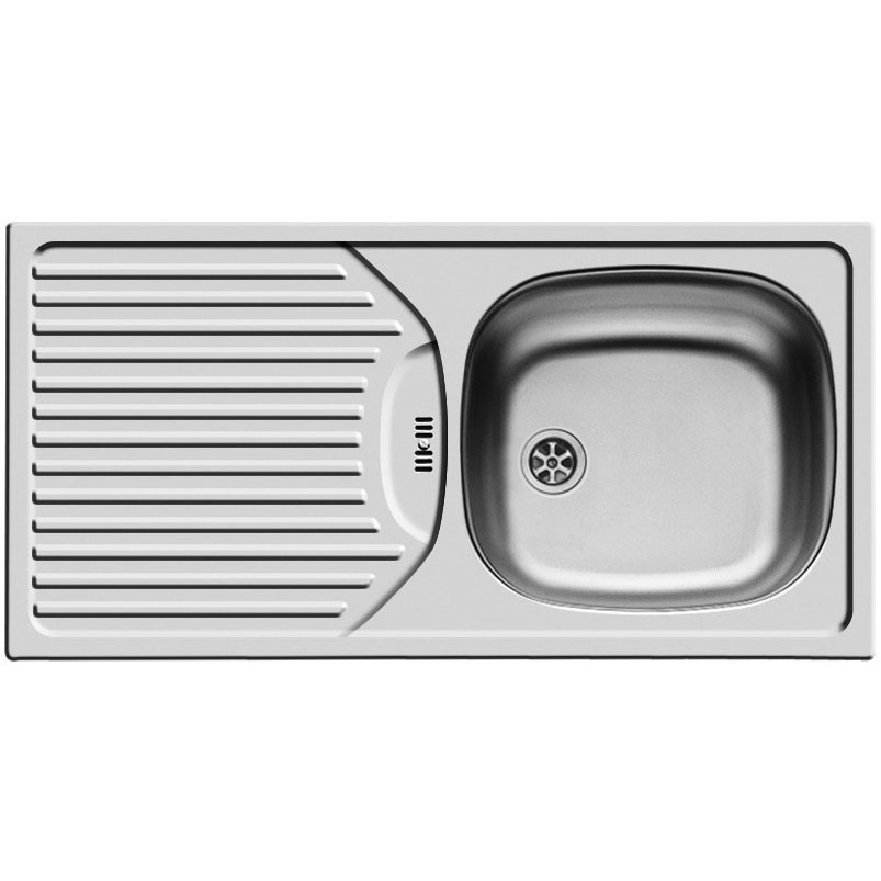 Chiuveta de bucatarie CA1 860*435 1B1D DR Smooth 1TH 1*60mm