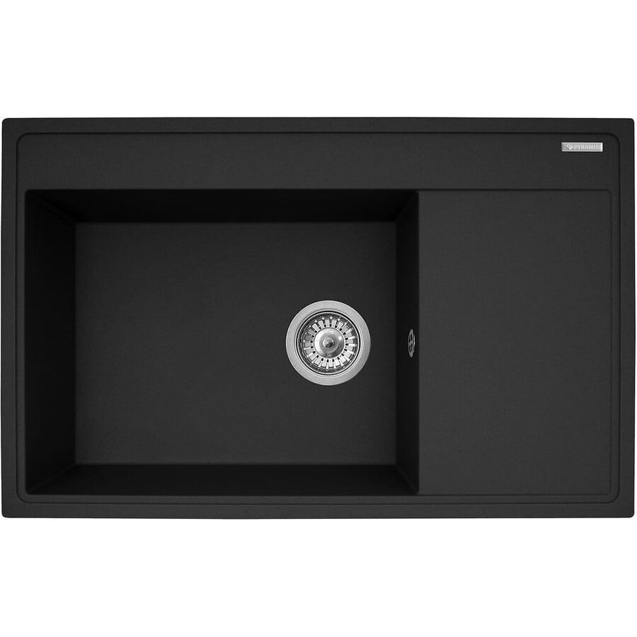 Chiuveta de Bucatarie Camea 79x50 1B 1D L 070168401 Pyragranite Negru