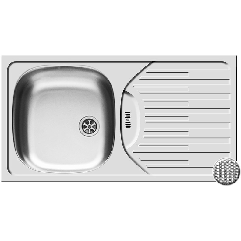 Chiuveta de bucatarie Inox ET78 Fork 78x43.5 ST LN