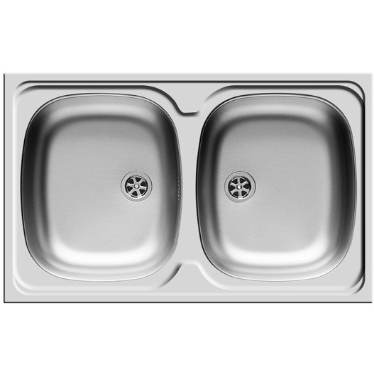 Chiuveta de bucatarie Inox INTERNATIONAL 80x50 2B SM