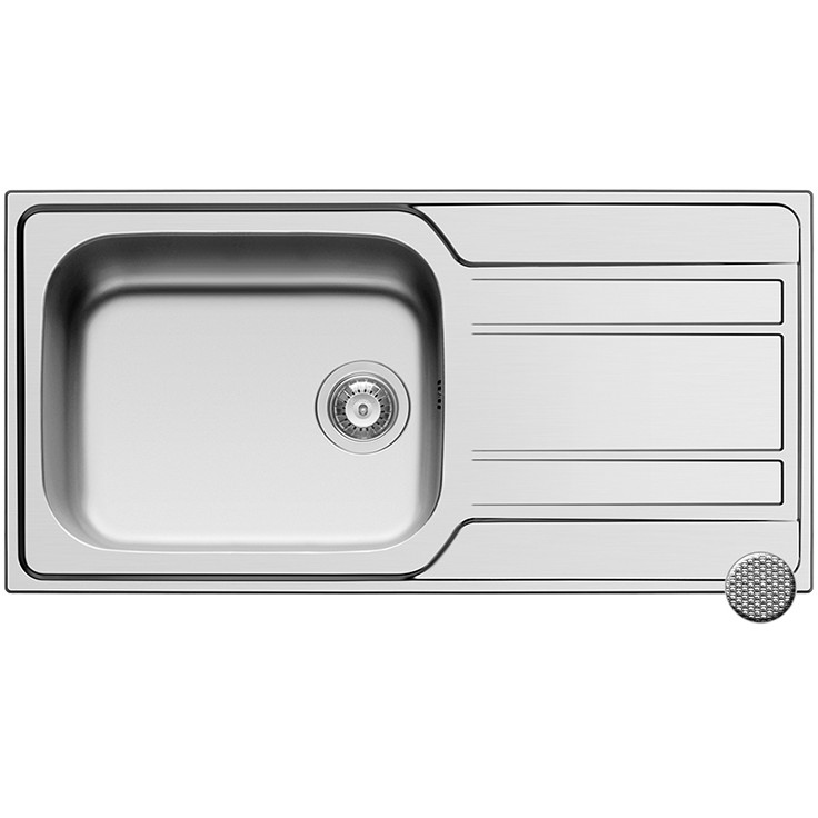 Chiuveta de bucatarie Inox ZEDA EXTRA 100x50 1B 1D