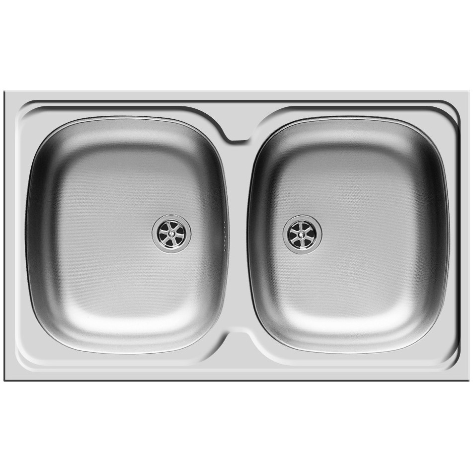 Chiuveta de bucatarie INTL 800*500 2B Linen 1TH 2*60mm