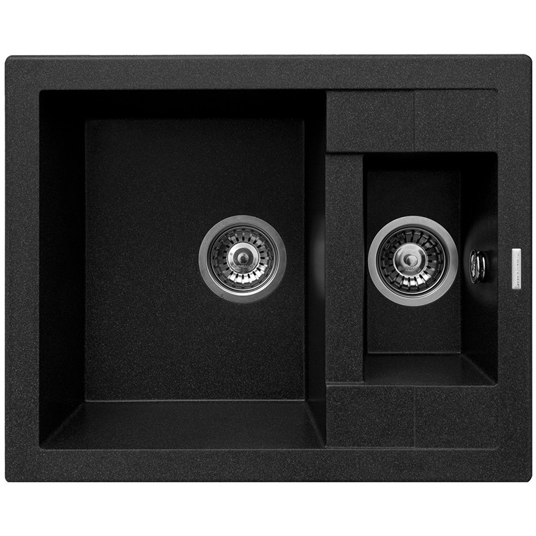 Chiuveta de bucatarie Pyragranite Studio 590x480 1 1/2 Negru