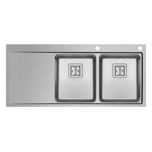 Chiuveta Inox OLYNTHOS 116x52 2B 1D DR