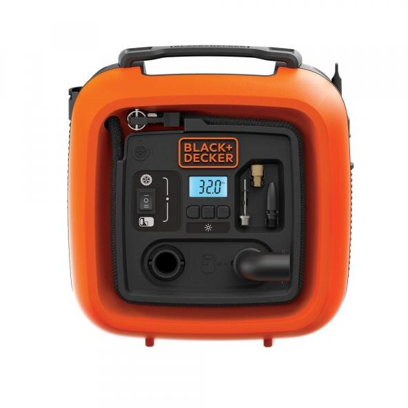 Compresor Conectare Bricheta 11Bar 12V Portocaliu/Negru