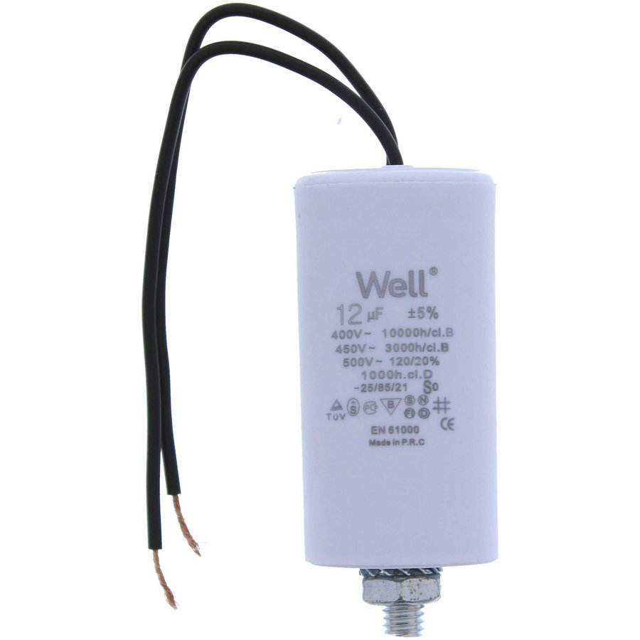 Condensator Pornire Motor 400V 12UF White