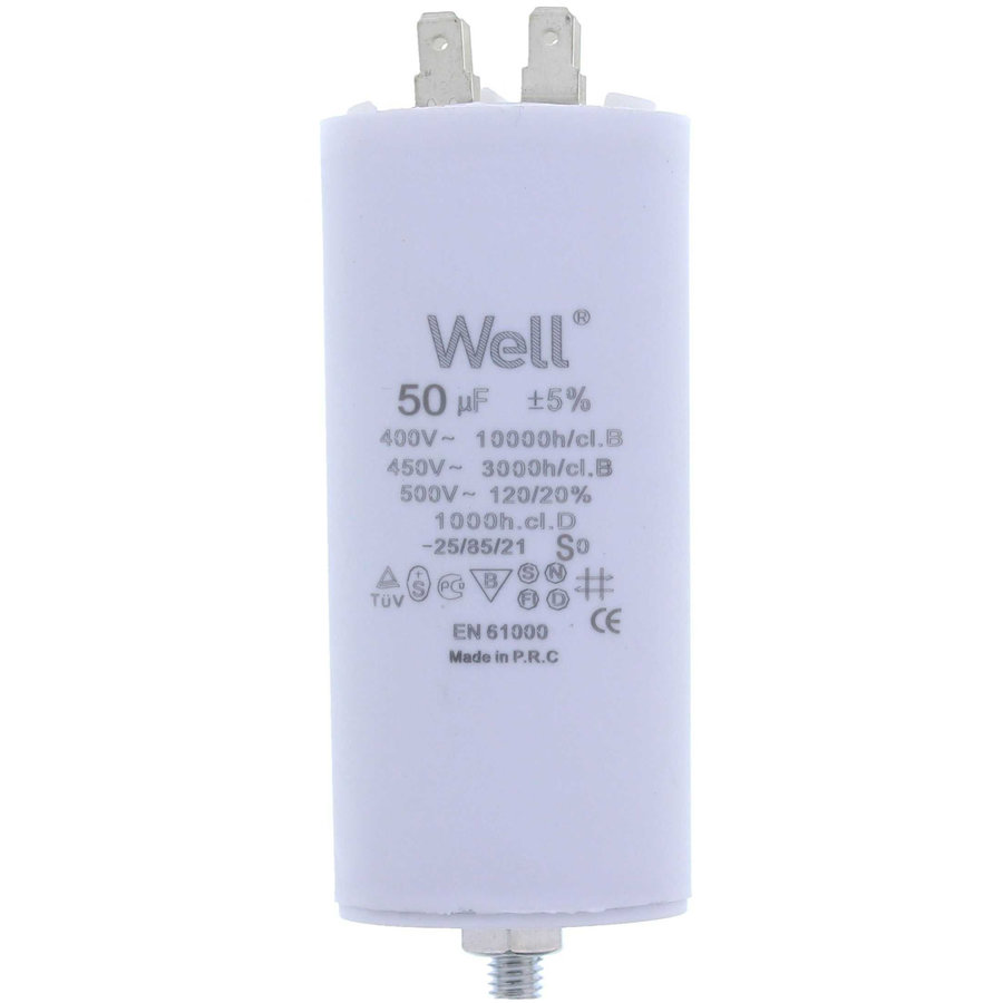 Condensator Pornire Motor 400V 50UF White