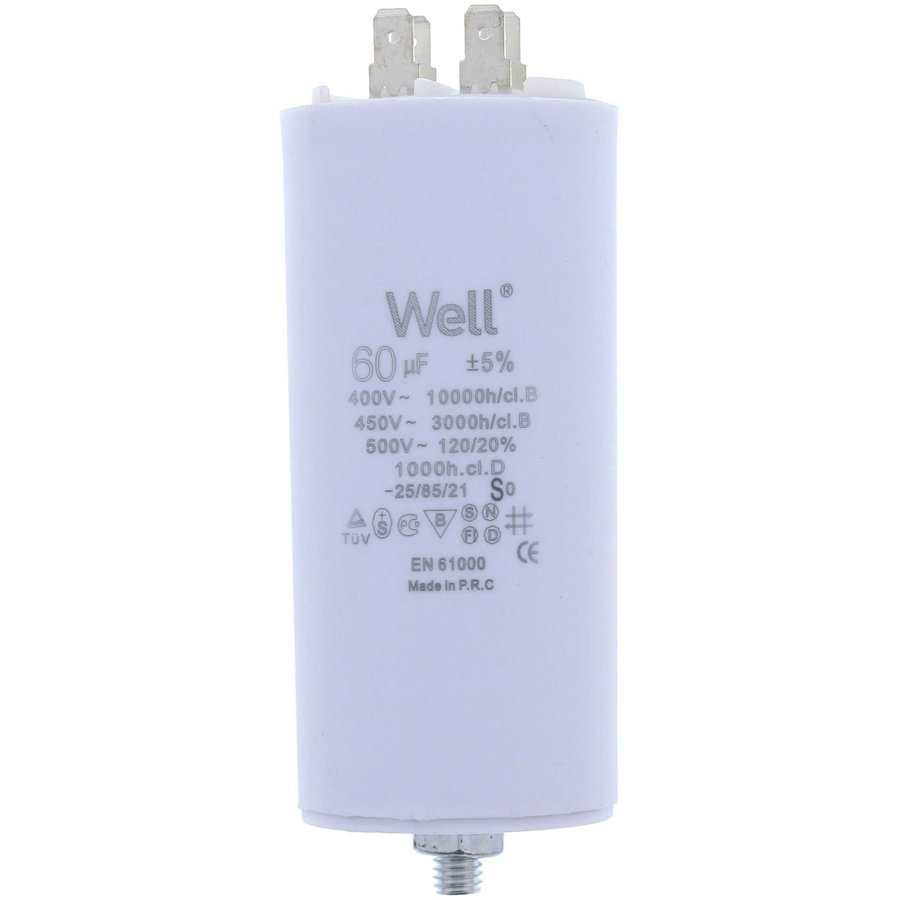 Condensator Pornire Motor 400V 60UF White